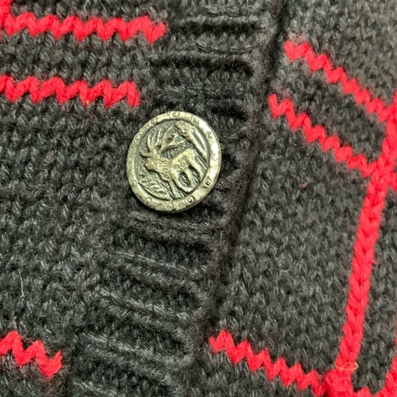 Festive Flair: Talbots Vintage Christmas Sweater Vest - Plaid & Holly Embroidery - Picture 4 of 5